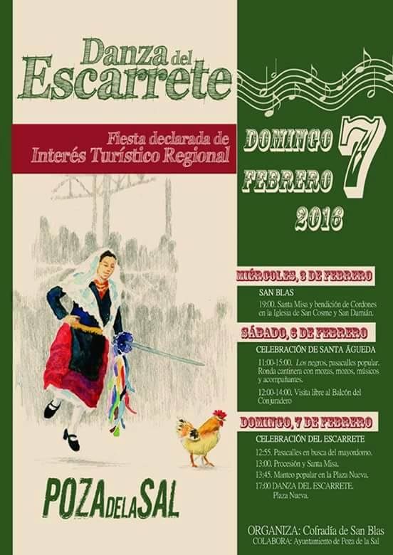 Danza del Escarrete 2016 Poza de la Sal